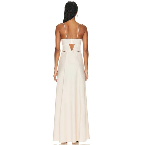 ANNA OCTOBER Ivory Uma Maxi Dress size Large - Picture 2 of 13